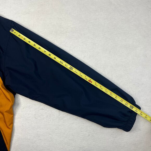 Nike Windbreaker Track Jacket Mens XXL Blue Gold Sports Running Warm Up - Picture 7 of 11